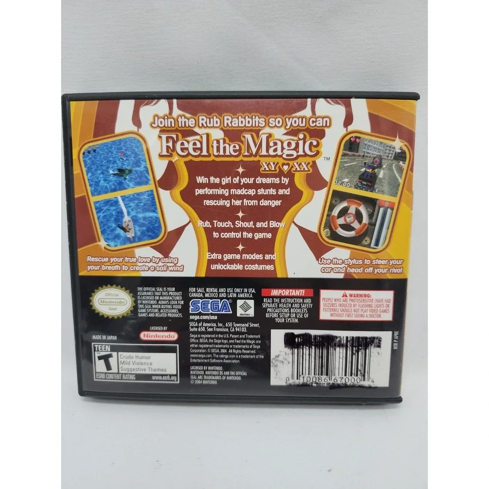 Feel the Magic: Xy/Xx - Nintendo DS Very Good Condition CIB Tested And Working